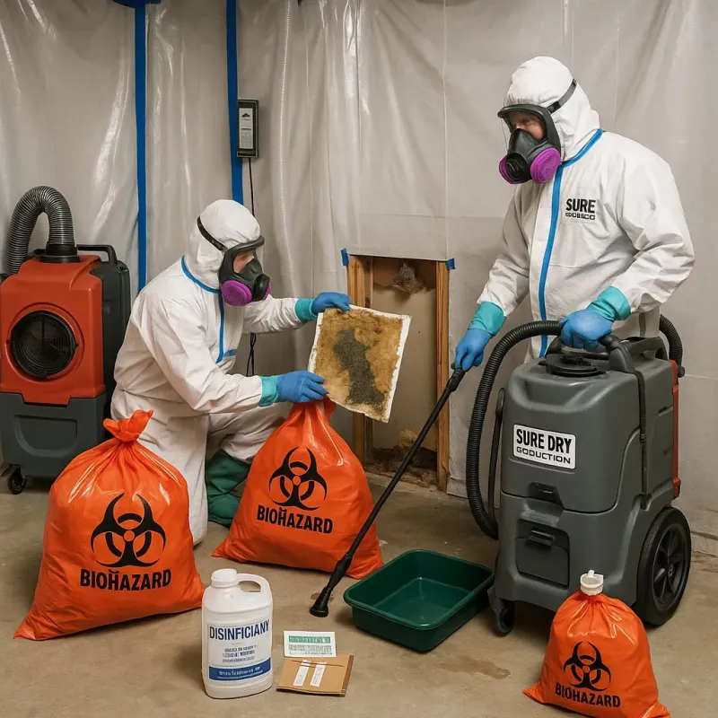 Contaminated Water Handling Protocols process in Mason County, MI
